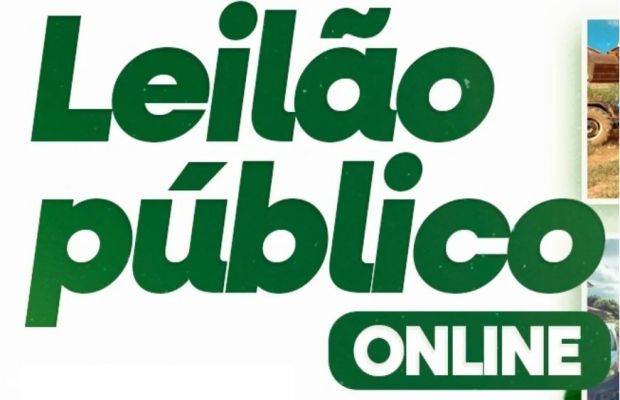 Leilão Público Online em Estrela do Indaiá! 