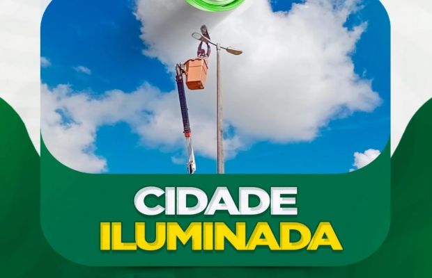 CIDADE ILUMINADA É CIDADE MAIS SEGURA!